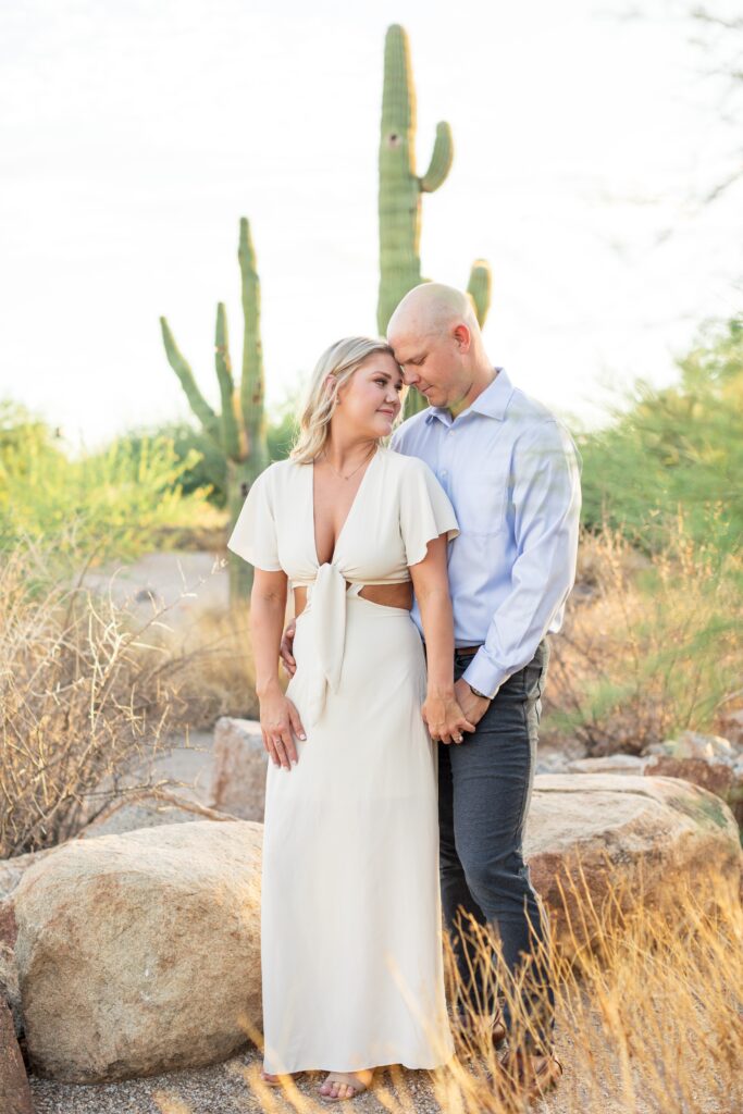 Desert engagement photos, arizona wedding photographer