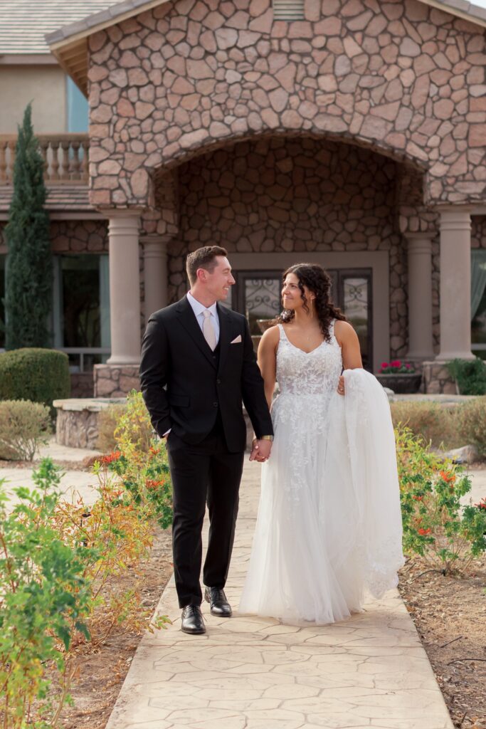 Superstition Manor Wedding Mesa Arizona bride and groom