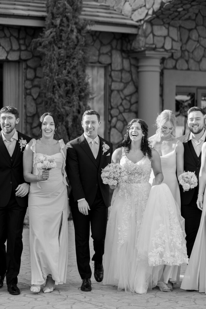 Superstition Manor Wedding bridal party
