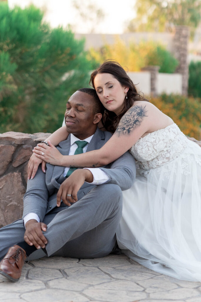 Bride and groom Photos at Superstition Manor wedding venue in Mesa, Arizona